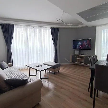 19th Floor In Cevahir With Pool Fitness Apartment